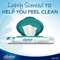 Always Feminine Wipes, Fresh & Clean, Soft Pack, 32 Count