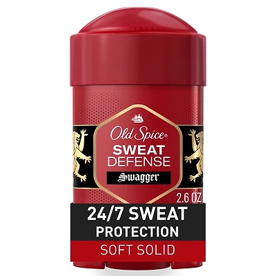 Antisudorifique et désodorisant anti-sueur invisible en bâton Old Spice Hardest Working pour hommes, Stronger Swagger, 73 g