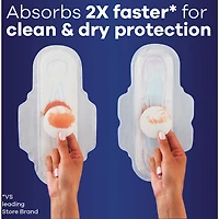 Serviettes Always Ultra Thin, de nuit, flux très abondant, avec ailes Flexi-Wings, taille 5, non parfumées