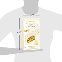 LINDOR White Chocolate Truffles, Bag