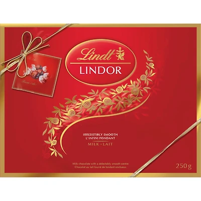 Lindt LINDOR Prestige Milk Chocolate Truffles Box 250g
