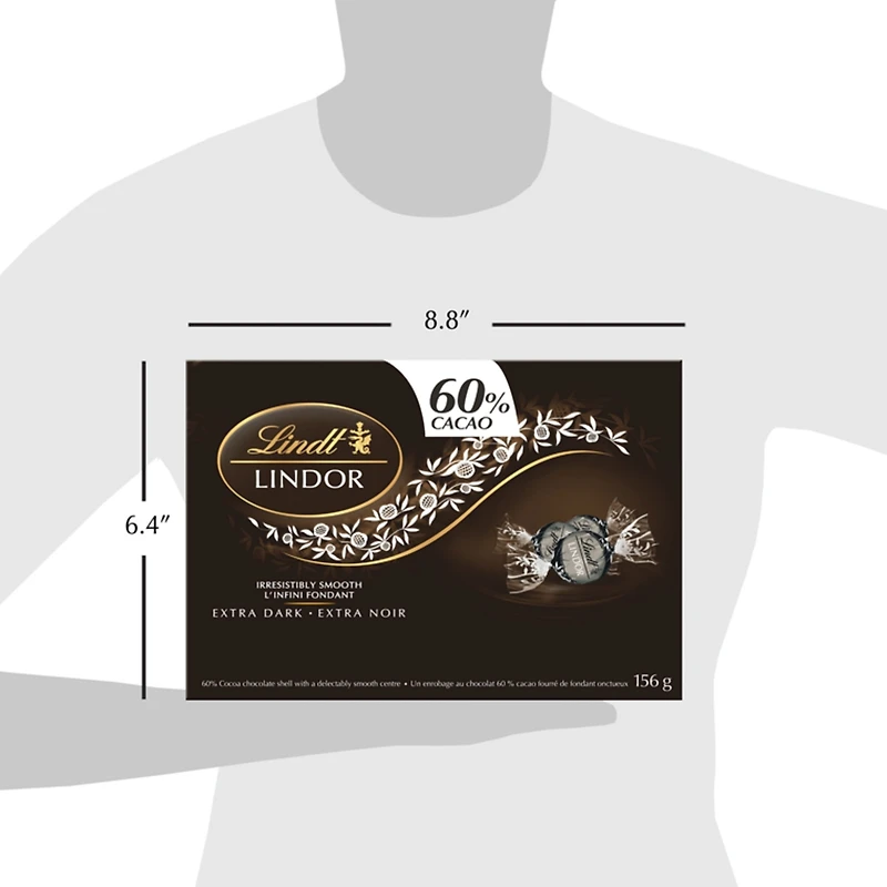 60% Cocoa Chocolate Shell With A Delectably Smooth Centre Extra Dark