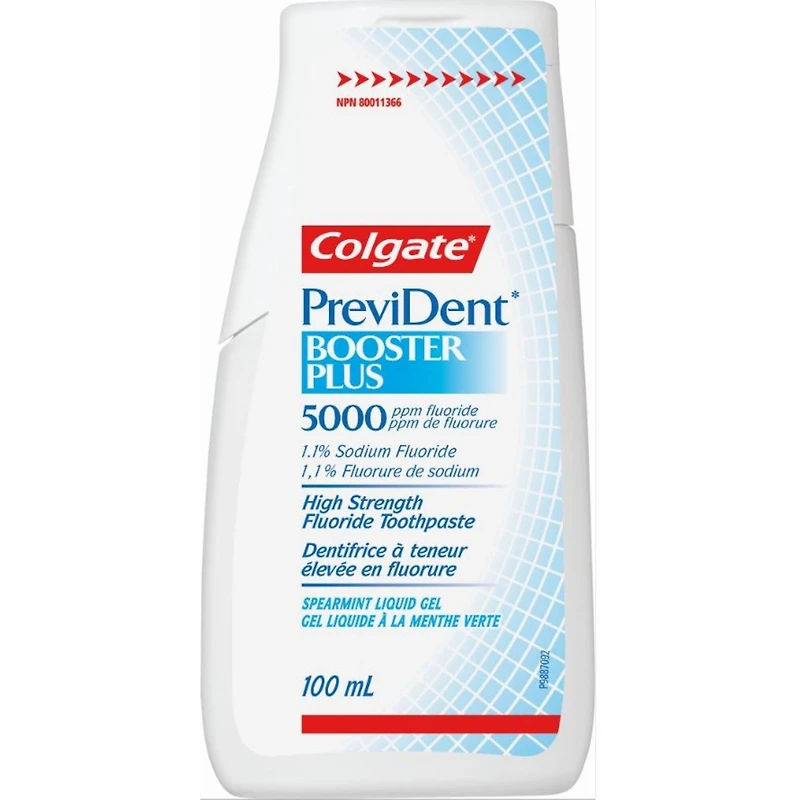 Colgate * PreviDent * Booster PLUS 1,1% de Dentifrice fluorure de sodium neutre, 100 ml