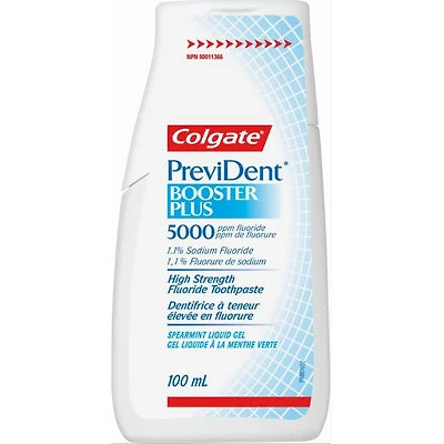 Colgate*PreviDent* Booster PLUS 1.1% Neutral Sodium Fluoride Toothpaste, 100 ml