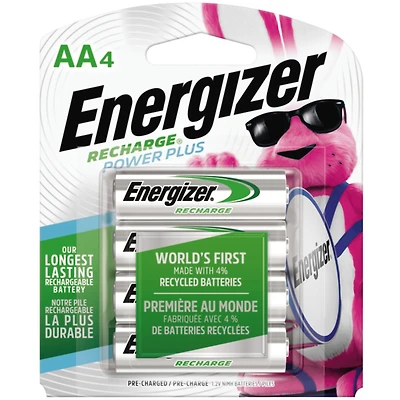 Recharge Power Plus Rechargeable AA Batteries