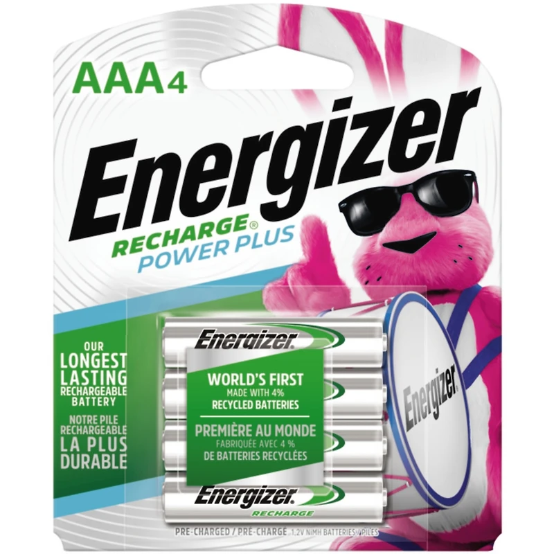 Chargeur de piles Plus Energizer Avec Piles rechargeables Energizer AAA