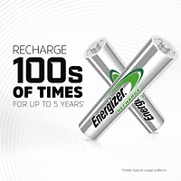 Chargeur de piles Plus Energizer Avec Piles rechargeables Energizer AAA