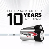 MAX Alkaline D Batteries