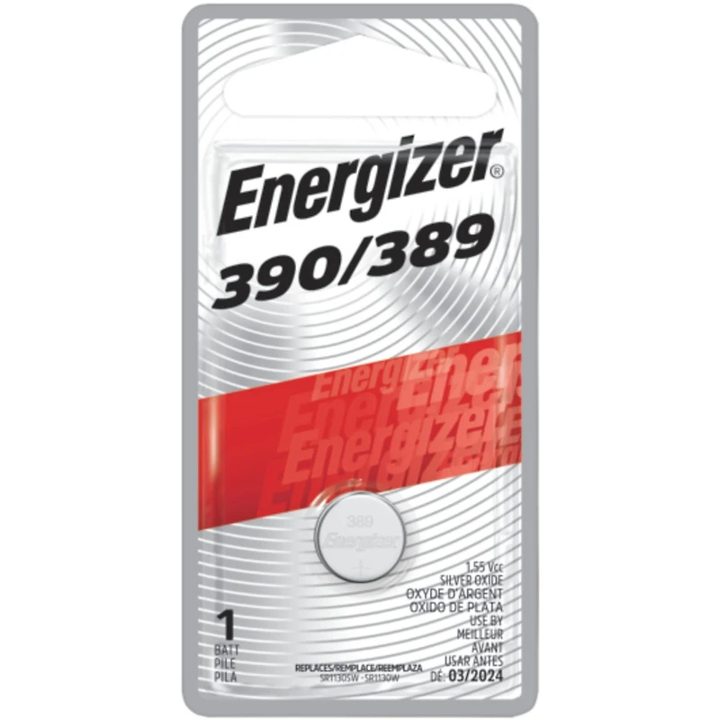 Pile miniature Energizer l’oxyde d’argent