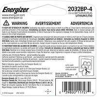 Energizer 2032 Lithium Coin Battery