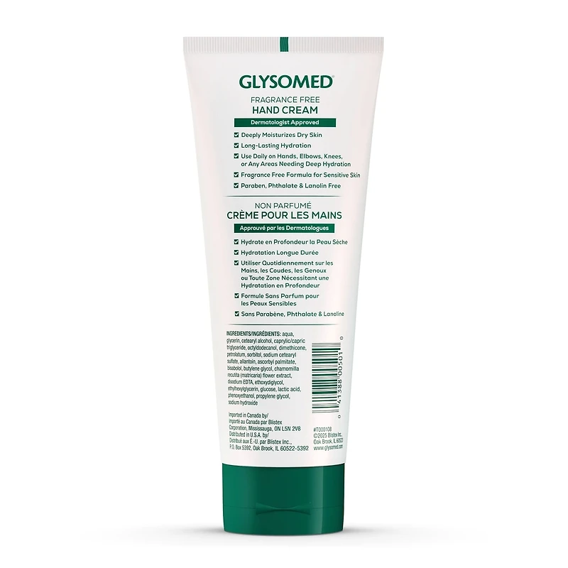 Fragrance Free Hand Cream