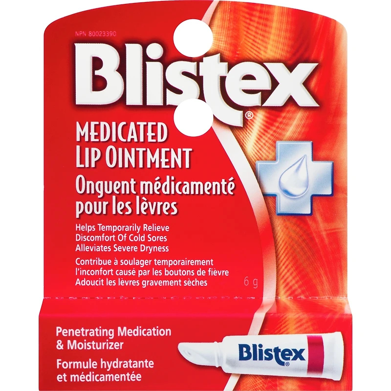 Onguent médicamenté pour les lèvres