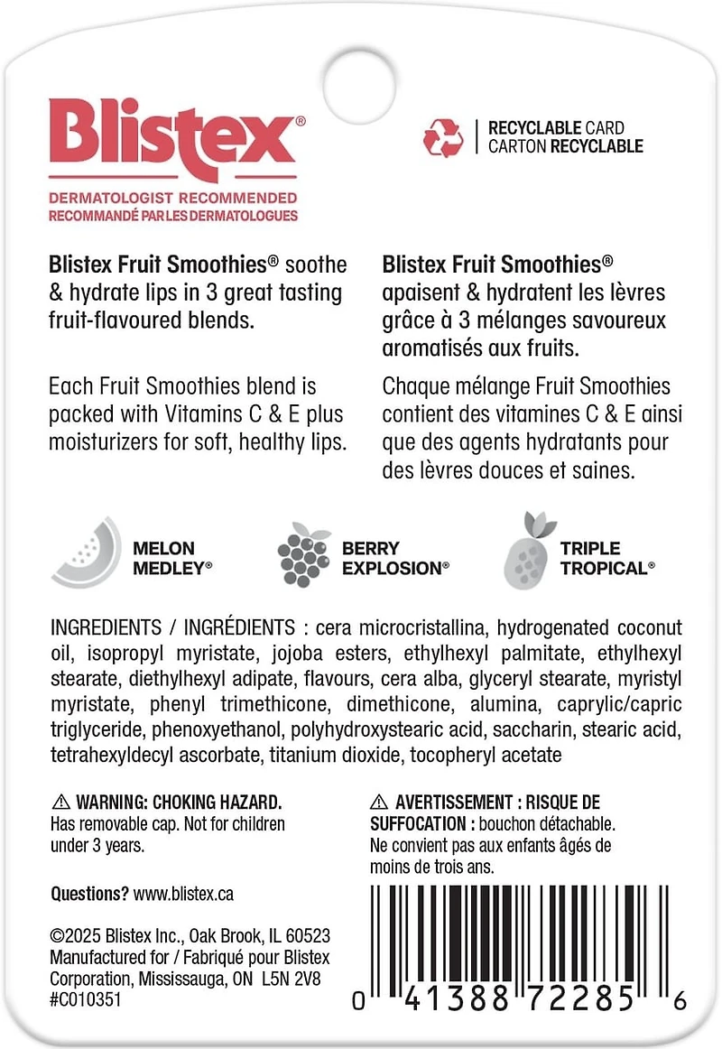 Hydratant pour les lèvres Fruit Smoothies®