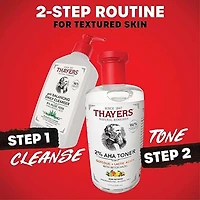 2% AHA Exfoliating Toner with Glycolic Acid, Lactic Acid and Witch Hazel, Smoothing and Pore Refining
