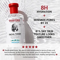 Unscented Alcohol Free Witch Hazel Face Toner with Aloe Vera