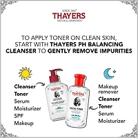 Unscented Alcohol Free Witch Hazel Face Toner with Aloe Vera