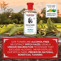 Unscented Alcohol Free Witch Hazel Face Toner with Aloe Vera