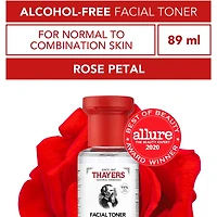 Tonique Visage Pétale de Rose Sans alcool formule à l'hamamélis et à l'aloès