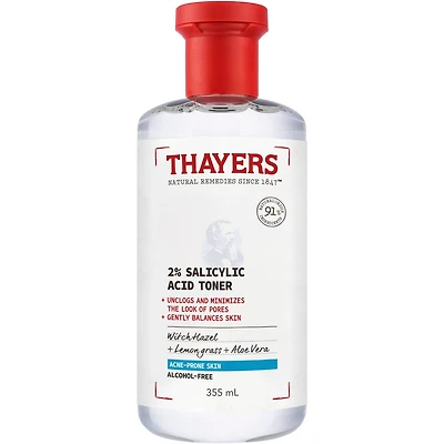 Thayers 2% Salicylic Acid Toner, For Acne prone Skin