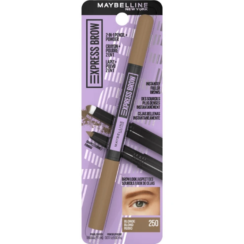 Maybelline Express Brow Crayon sourcils 2-en-1