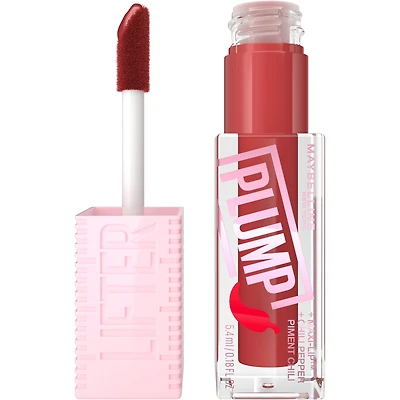 New York Lifter Plump Lip Gloss, Plumping, Sheer Finish, Intense heated sensation, Pink Sting, 003, Bubblegum Pink, 5.4 ml