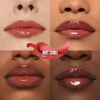 New York Lifter Plump Lip Gloss, Plumping, Sheer Finish, Intense heated sensation, Pink Sting, 003, Bubblegum Pink, 5.4 ml