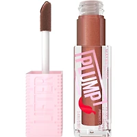 New York Lifter Plump Lip Gloss, Plumping, Sheer Finish, Intense heated sensation, Pink Sting, 003, Bubblegum Pink, 5.4 ml