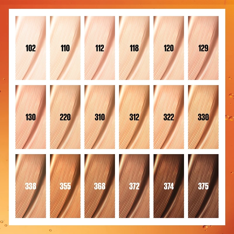 Maybelline New York Super Stay Up To 24H Skin Tint Foundation, skin-like coverage, with Vitamin C*, Shade 312, 30 ml
