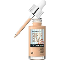 Maybelline New York Super Stay Up To 24H Skin Tint Foundation, skin-like coverage, with Vitamin C*, Shade 102, 30 ml