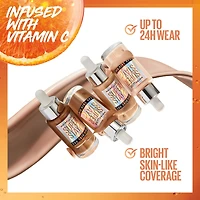 Maybelline New York Super Stay Up To 24H Skin Tint Foundation, skin-like coverage, with Vitamin C*, Shade 102, 30 ml