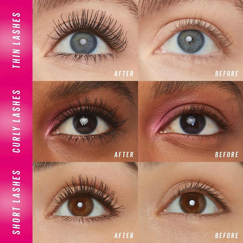 Lash Sensational Firework Mascara, Waterproof Volumize, 360 Flare Impact