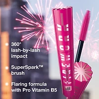 Lash Sensational Firework Mascara, Waterproof Volumize, 360 Flare Impact