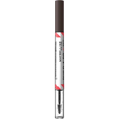 Maybelline New York 2-1 Build a Brow for real-looking full brows 2 easy steps, Deep  Brown, 0.4 ml