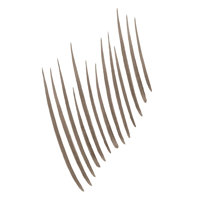 Build-a-Brow 2 en 1 de Maybelline New York pour des sourcils fournis en 2 étapes faciles, Brun pâle, 0,4 ml
