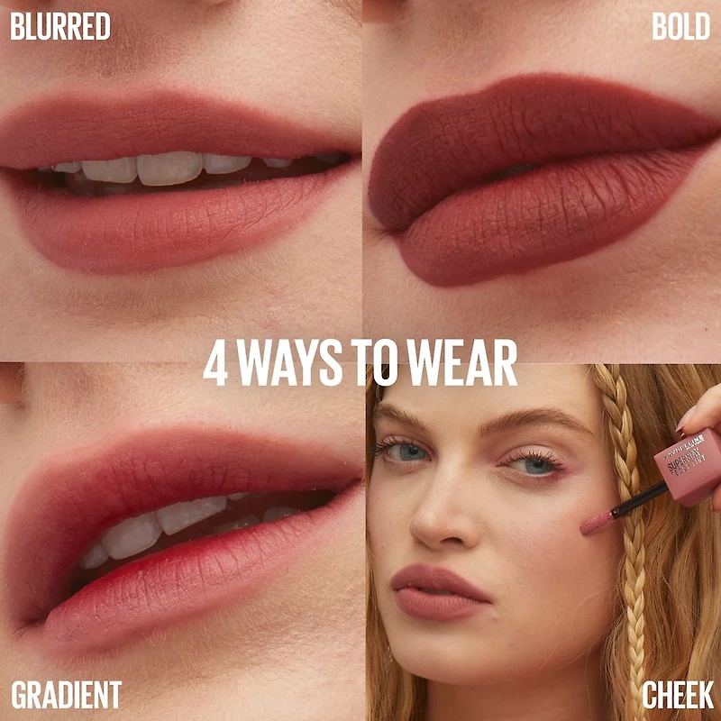 Teddy Tint Nudes Soft Lip Tint, Sheer, Blurred Matte Finish