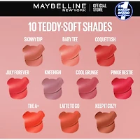 Teddy Tint Nudes Soft Lip Tint, Sheer, Blurred Matte Finish