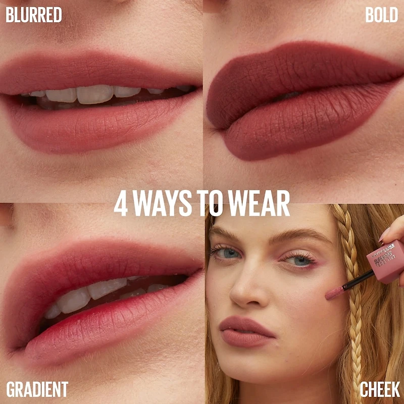 Teddy Tint Nudes Soft Lip Tint, Sheer, Blurred Matte Finish