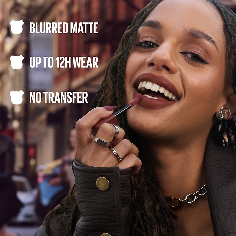 Teddy Tint Nudes Soft Lip Tint, Sheer, Blurred Matte Finish