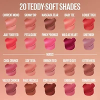 Teddy Tint Nudes Soft Lip Tint, Sheer, Blurred Matte Finish