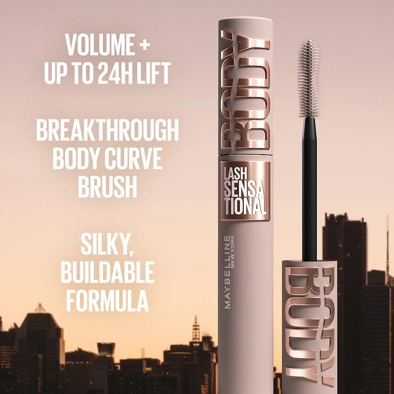 Lash Sensational Body Waterproof Mascara, Volumizing, Lifting