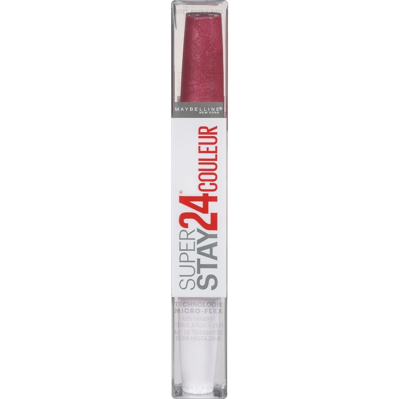 Super Stay 24 2-step Liquid Lipstick, Micro-Flex technology, Longwear Up to hours, Pigmented colour with Moisturizing Balm