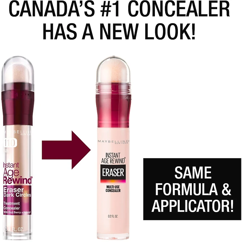 Instant Age Rewind Eraser Concealer, Multi-use