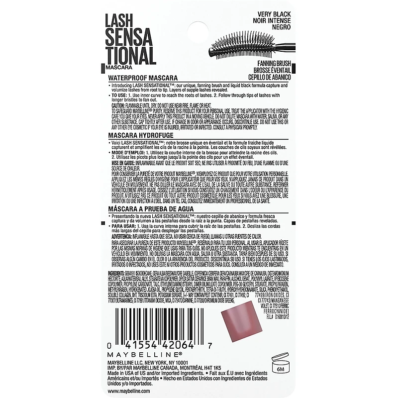 Lash Sensational® Mascara Hydrofuge