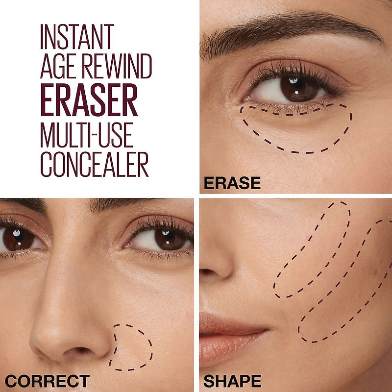 Instant Age Rewind Eraser Concealer, Multi-use