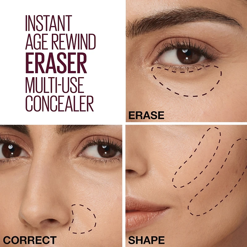 Instant Age Rewind Eraser Concealer, Multi-use