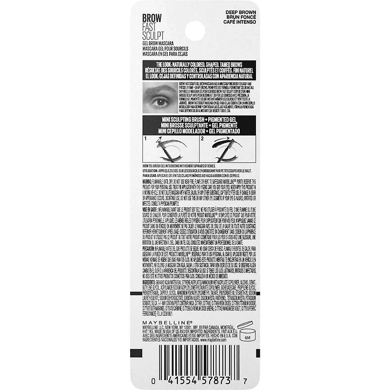 Brow Fast Sculpt, Mascara for Brows