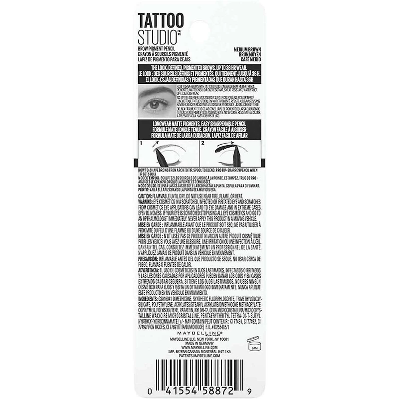 Tattoo Brow 36HR Pigment Pencil