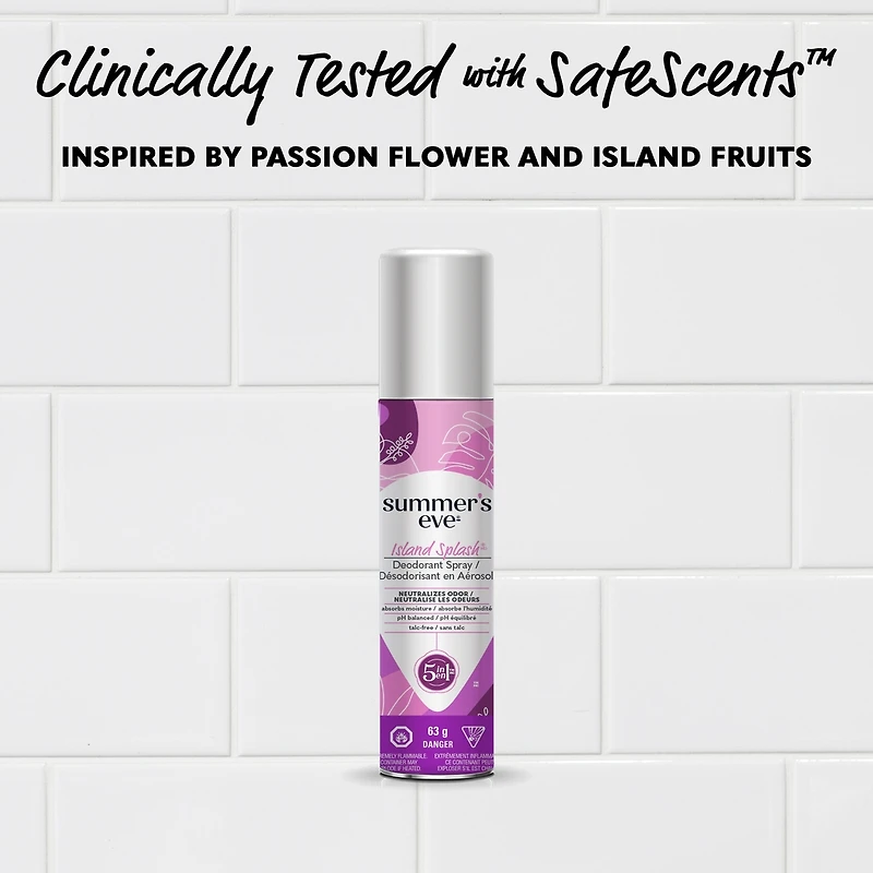 Summer's Eve Island Splash Deodorant Spray