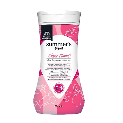 Summer's Eve 5 in 1 Sheer Floral Cleansing Wash