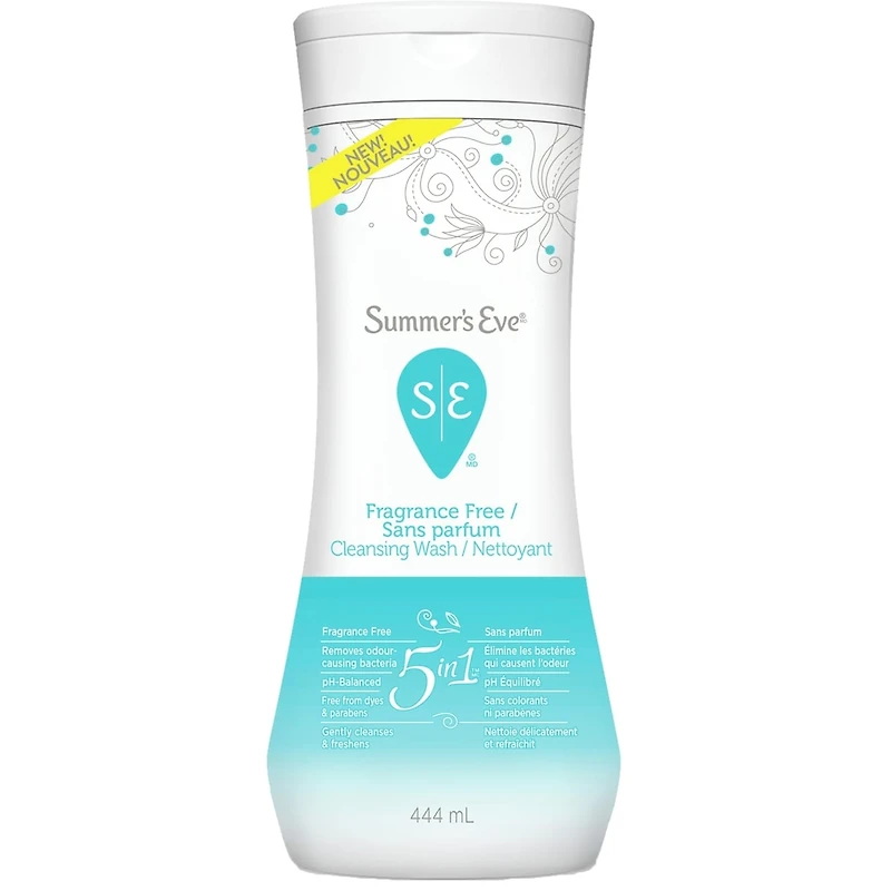 Summer's Eve 5 in 1 Cleansing Wash - Fragrance Free